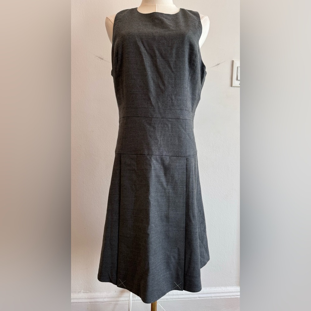 Elegant Gray Sleeveless Dress by J.Crew